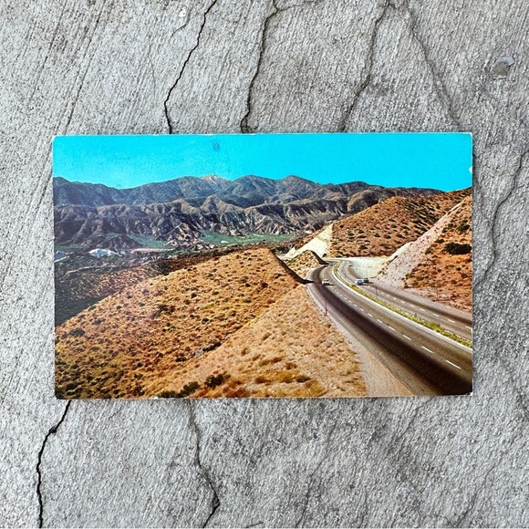 US Highway 66 at El Cajon Pass Postcard - Picture 3 of 4